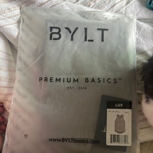 BRAND NEW BYLT LUX TANK SIZE LARGE GREY